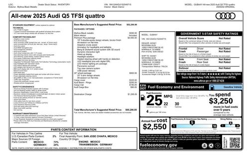 2025 Audi Q5 2.0T quattro Premium