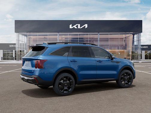 Mineral Blue 2026 Kia Sorento Hybrid SX Prestige
