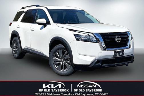 Pearl White Tricoat 2022 Nissan Pathfinder SV 4WD