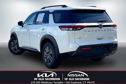 Pearl White Tricoat 2022 Nissan Pathfinder SV 4WD