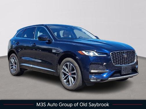 Portofino Blue 2021 Jaguar F-PACE S P250 AWD Automatic