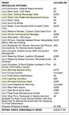 2021 Chevrolet Express 2500 Work Van