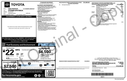 2023 Toyota GR86 Premium