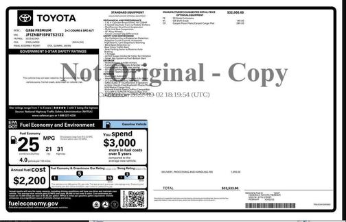 2023 Toyota GR86 Premium
