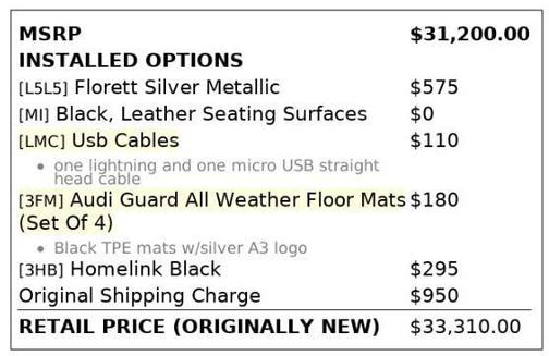 2017 Audi A3 2.0T Premium