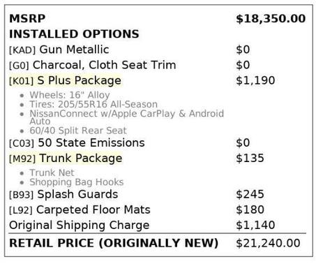 Gun Metallic 2024 Nissan Versa S