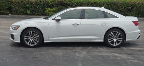 Glacier White Metallic 2020 Audi A6 55 Premium Plus