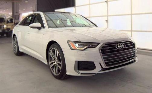 Glacier White Metallic 2020 Audi A6 55 Premium Plus