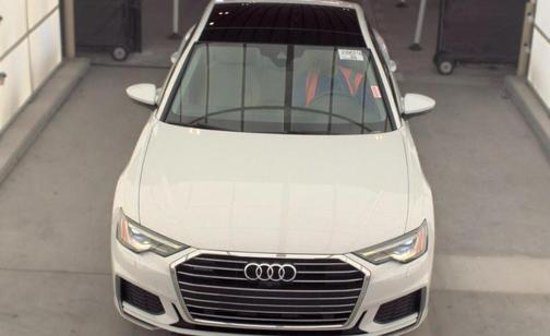 Glacier White Metallic 2020 Audi A6 55 Premium Plus