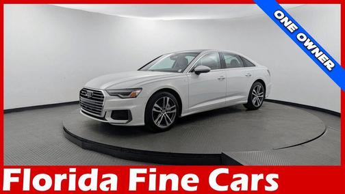 Glacier White Metallic 2020 Audi A6 55 Premium Plus
