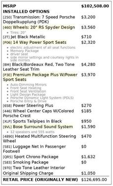 2017 Porsche 911 Carrera