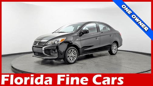 Jet Black Metallic 2024 Mitsubishi Mirage G4 ES