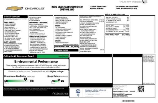 2025 Chevrolet Silverado 2500 Custom