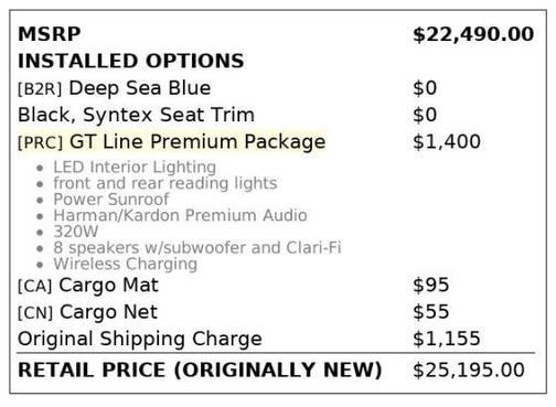 Deep Sea Blue 2024 Kia Forte GT-Line