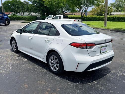 White 2022 Toyota Corolla LE