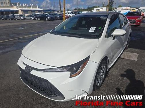 White 2022 Toyota Corolla LE