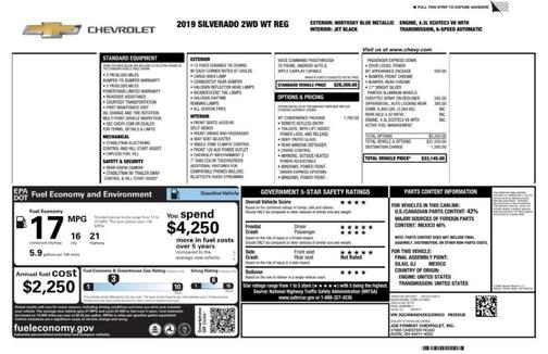 2019 Chevrolet Silverado 1500 WT