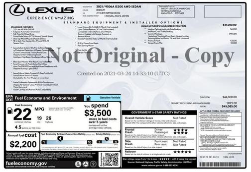 2021 Lexus IS 300 Base