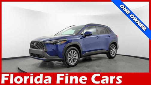Blue Crush Metallic 2023 Toyota Corolla Cross LE