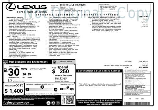 2018 Lexus LC 500h Base