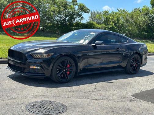 Black 2015 Ford Mustang EcoBoost Premium