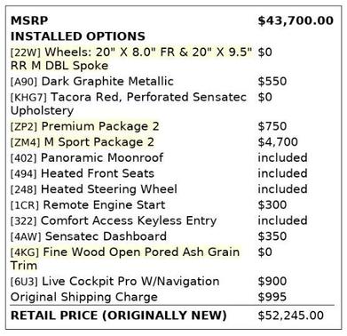 2022 BMW X3 sDrive30i