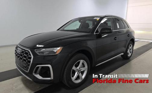 Mythos Black Metallic 2021 Audi Q5 45 Premium