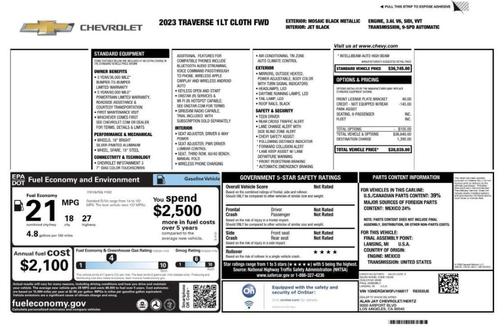 2023 Chevrolet Traverse LT Cloth