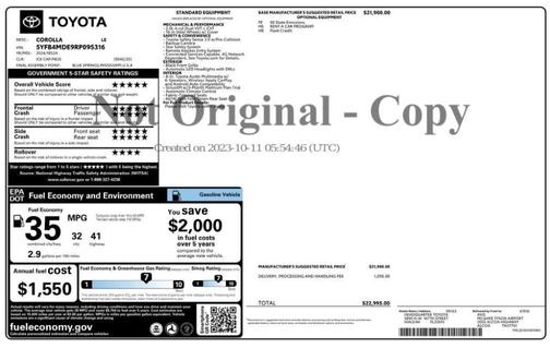 2024 Toyota Corolla LE