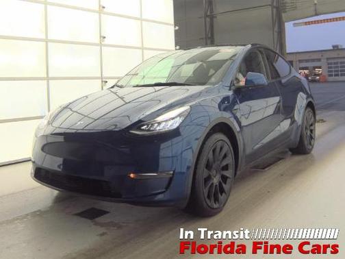 Deep Blue Metallic 2023 Tesla Model Y Long Range