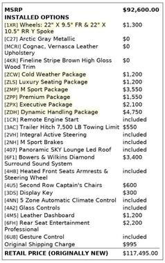 2019 BMW X7 xDrive50i