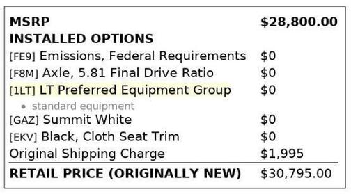 Summit White 2026 Chevrolet Equinox LT