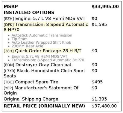 2018 Dodge Challenger R/T