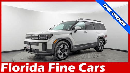 White 2025 Hyundai SANTA FE HEV SEL