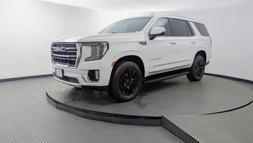 Summit White 2021 GMC Yukon SLT