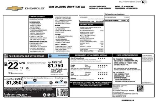 2021 Chevrolet Colorado WT