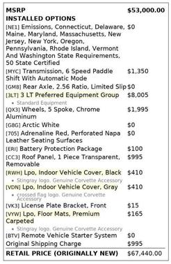 2014 Chevrolet Corvette Stingray Base