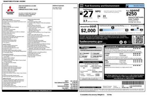 2024 Mitsubishi Outlander SE