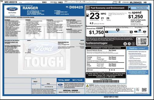 2021 Ford Ranger XL