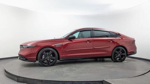 Radiant Red Metallic 2024 Honda Accord Hybrid Sport-L