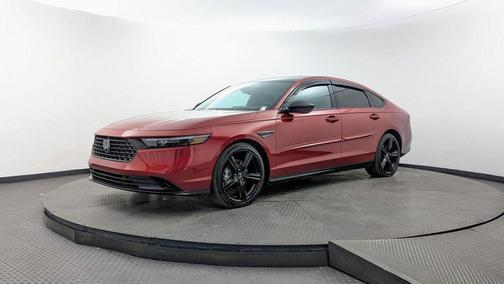 Radiant Red Metallic 2024 Honda Accord Hybrid Sport-L