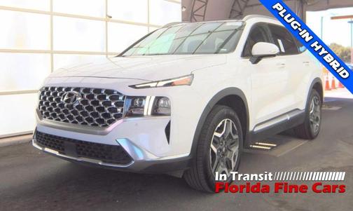 Serenity White Pearl 2023 Hyundai Santa Fe Plug-In Hybrid Limited