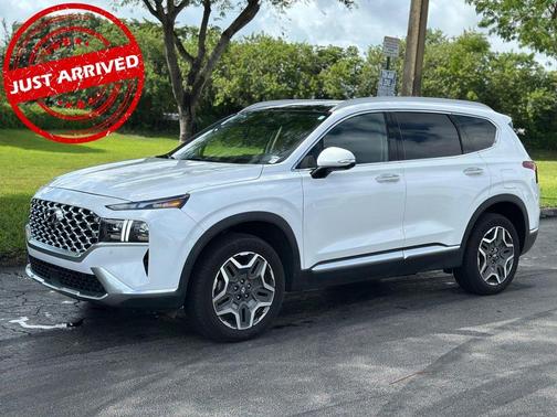 Serenity White Pearl 2023 Hyundai Santa Fe Plug-In Hybrid Limited