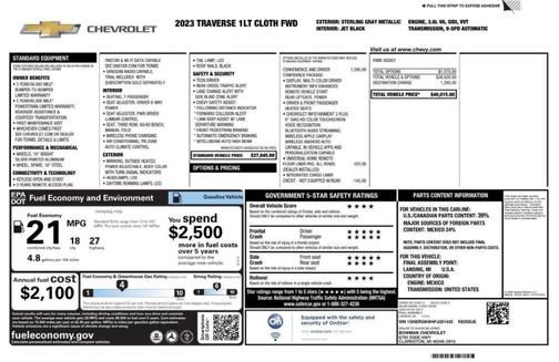 2023 Chevrolet Traverse LT Cloth
