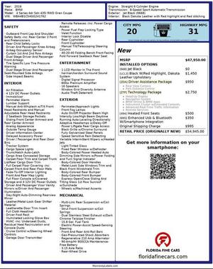 2016 BMW 435 Gran Coupe i