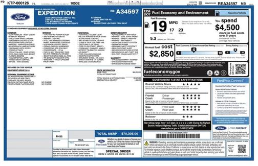 Dark Matter Gray Metallic 2024 Ford Expedition Limited