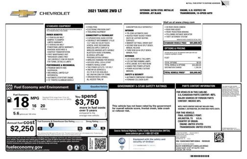 2021 Chevrolet Tahoe LT