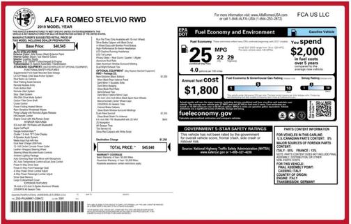 2019 Alfa Romeo Stelvio Base