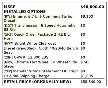 2019 RAM 3500 Big Horn