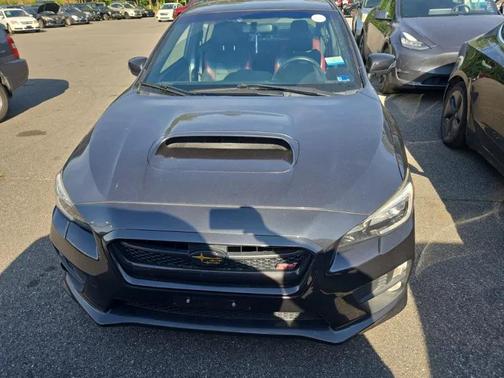Dark Gray Metallic 2017 Subaru WRX STI Limited w/ Lip